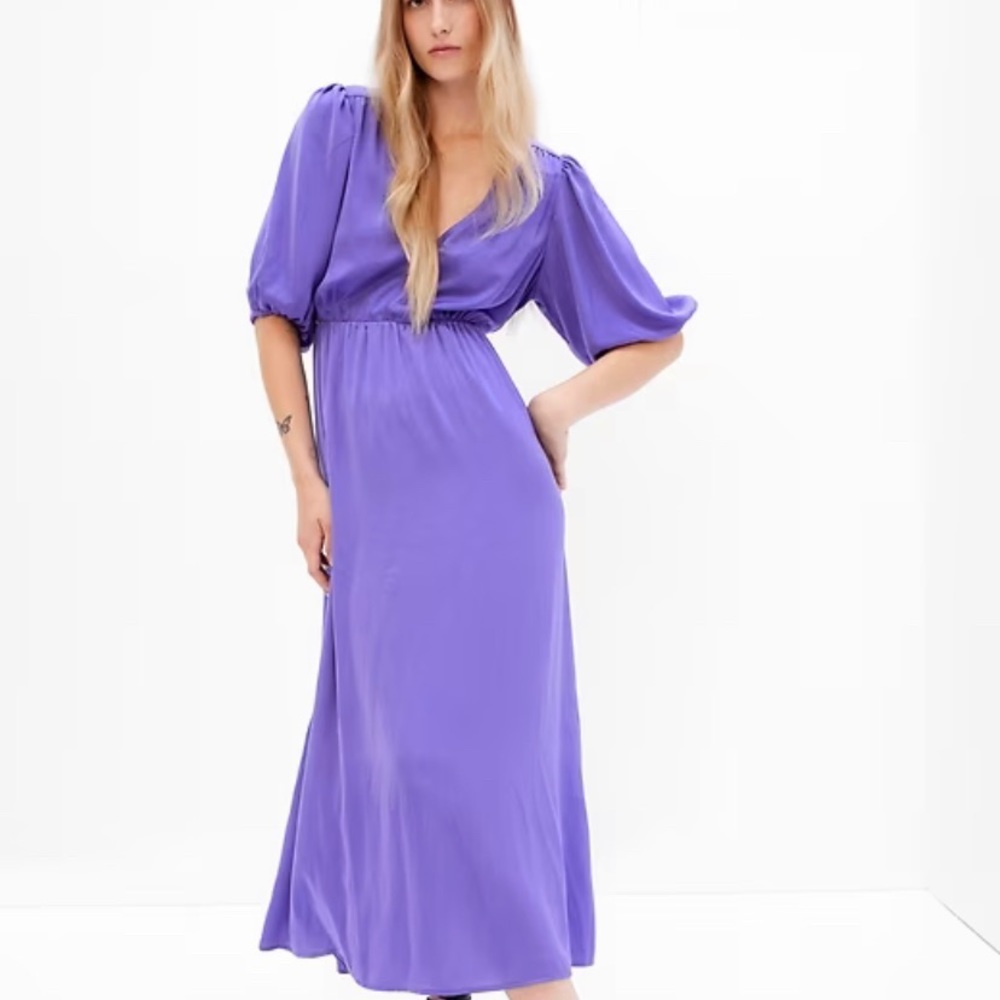 Purple GAP maxi dress